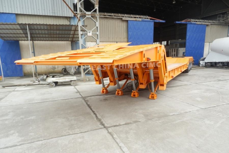 folding gooseneck lowboy trailers